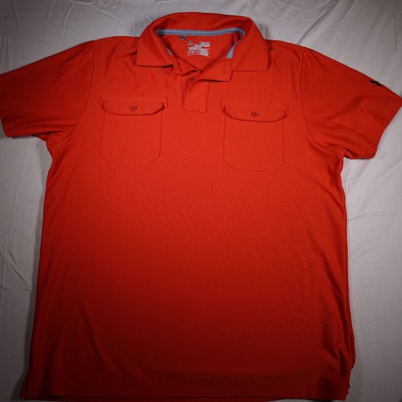 under armour red polo shirt